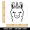 Lovely Llamacorn Llama Unicorn Rubber Stamp for Stamping Crafting Planners